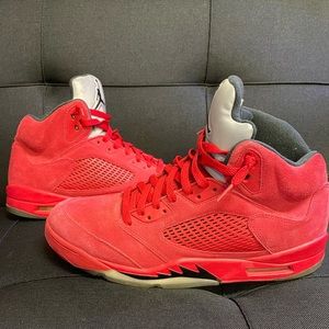 Jordan 5 Retro Red Suede Men’s Size 12